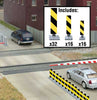 949-4168  -  Quiet Xing Marker Ylw/Blk - HO Scale