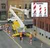 949-4169  -  Cnstrct Lane Mrker Red/Wh - HO Scale