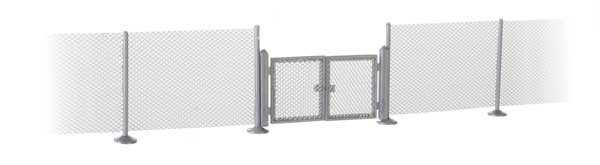 949-4188  -  Metal Industrial Fence - HO Scale