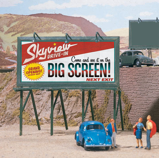 949-4251  -  Cruisin' Roadsde Blbrd 3/ - HO Scale