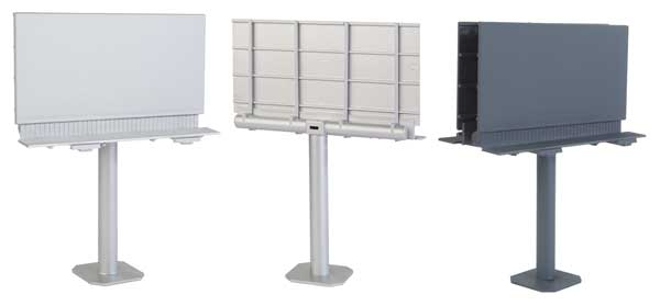 949-4252  -  Mdrn Sngl-Post Billboard - HO Scale