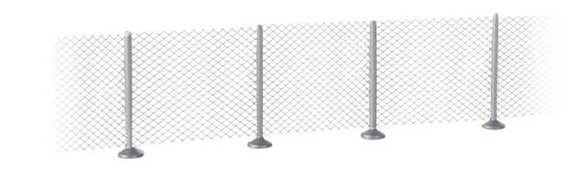 949-9000  -  Metal Industrial Fence - N Scale