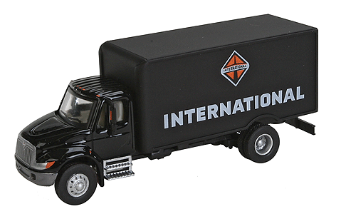 949-11292  -  Intl 4900 1-Axl Van Blk - HO Scale