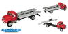 949-11591  -  Intl 4900 Ro/Ro Fltbd Red - HO Scale