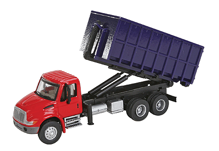 949-11630  -  Intl 4300 Dumpster Truck - HO Scale