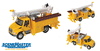 949-11732  -  Intl 4300 Util w/Drll Ylw - HO Scale