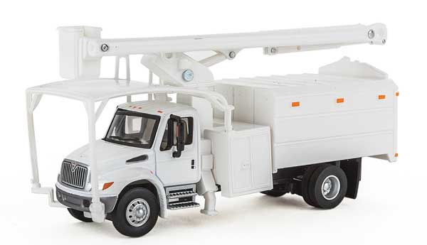 949-11745  -  Intl 4300 Tree Trmr wht - HO Scale