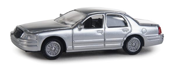 949-12023  -  FORD Crwn Vic Police Slv - HO Scale