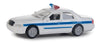 949-12025  -  FORD Crwn Vic PD Wht/Blu - HO Scale