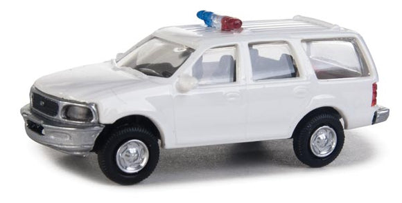 949-12044  -  FORD Expdtn Police Wht - HO Scale