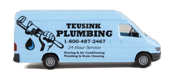 949-12207  -  Service Van Tsnk Plumbing - HO Scale