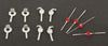 235-CS959  -  Cross Sgnl Lights w/LED 2 - HO Scale