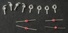 235-959  -  Cross Sgnl Lights w/LED 2 - HO Scale