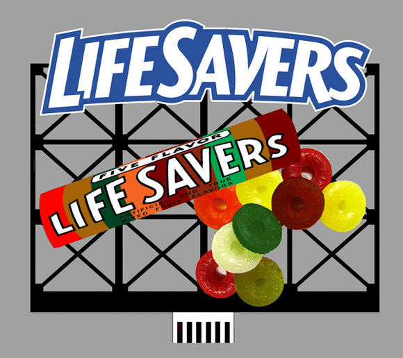 502-440852  -  3D Bllbrd Life Savers Sm
