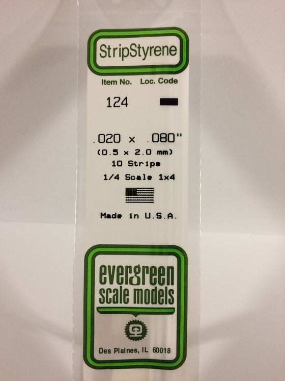 269-124  -  Stry Strip .020x.080" 10/