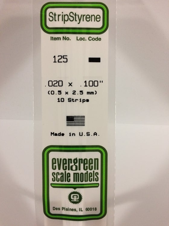 269-125  -  Styr Strip .020x.100