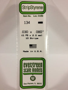 269-134  -  Styr Strip .030x.080" 10/