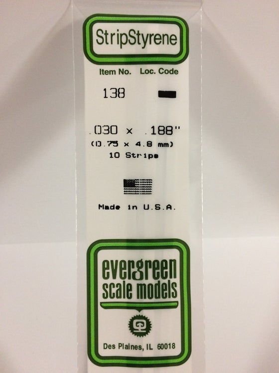 269-138  -  Styr Strip .030x.188" 10/