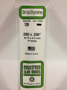 269-139  -  Styr strip .030x.250" 10/