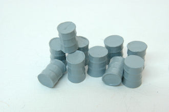 254-146  -  55-Gallon Drums Unpnt 10/ - HO Scale