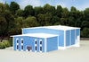 541-8015  -  UK Plastics 70x100' Blue - N Scale