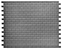 541-1005  -  Concrete blk intermed  4/ - HO Scale
