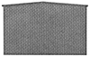 541-1012  -  Prefab whse end 30"w   2/ - HO Scale