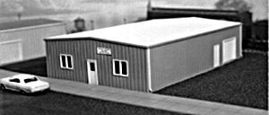 541-5005  -  KB Multi-purpose stl bldg - HO Scale