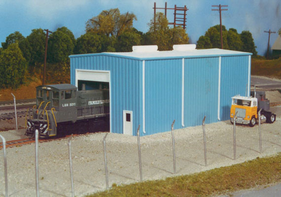 541-5000  -  KB Modern sm engine house - HO Scale
