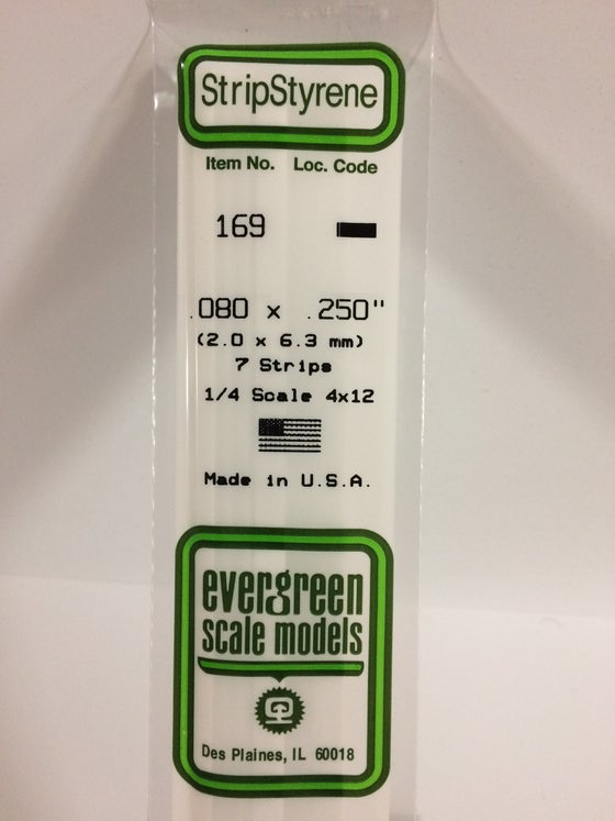 269-169  -  Styr strip .080x.250