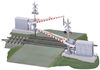434-612062  -  Grade Xing w/Gates/Flshrs - O Scale