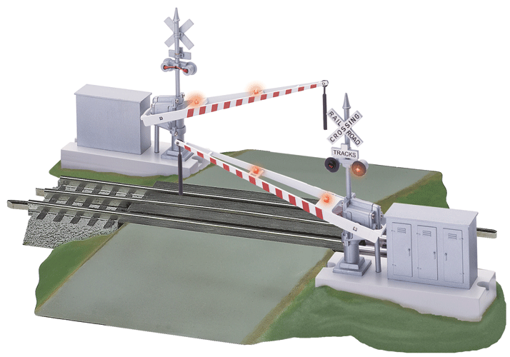 434-612062  -  Grade Xing w/Gates/Flshrs - O Scale