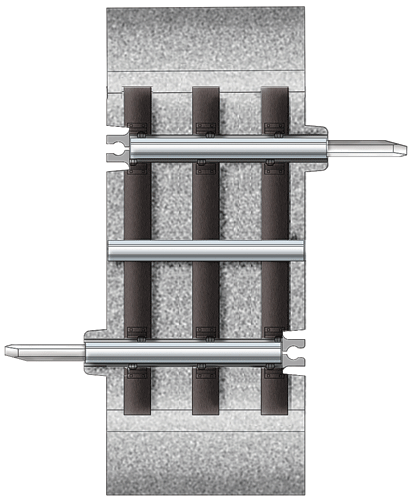 434-612073  -  FasTrack Sect 1-3/8" Rdbd - O Scale