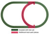 434-612028  -  Inner Pass Loop Trk Pack - O Scale