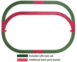 434-612031  -  Outer Pass Loop Trk Pack - O Scale