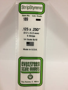 269-189  -  Styr Strip .125x.250" 5/