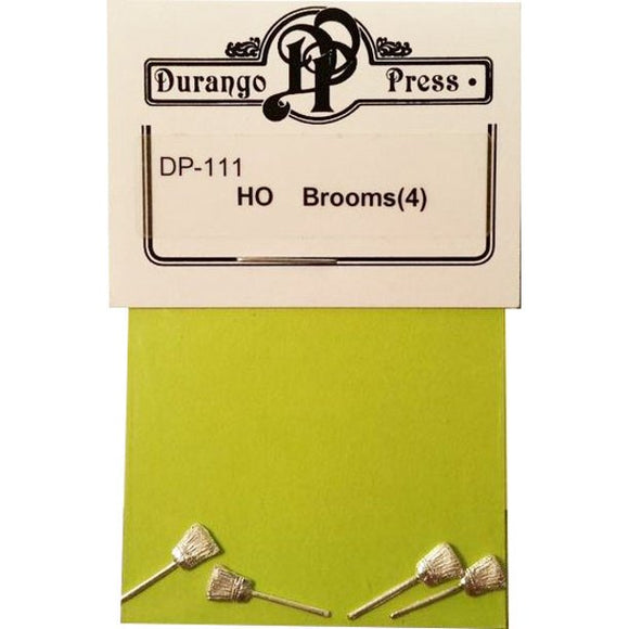 254-111  -  Brooms                 4/ - HO Scale