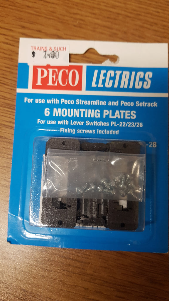 552-PL28  -  Mounting Plt PC Switch 6/