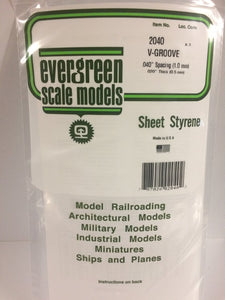 269-2040  -  Siding .020 V-groove .040