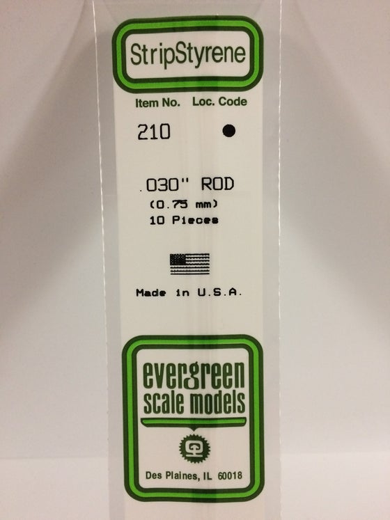 269-210  -  Styrene rod .030