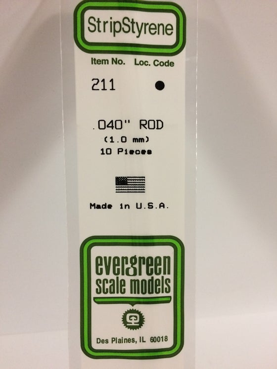 269-211  -  Styrene rod .040
