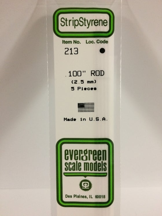 269-213  -  Styrene Rod .100