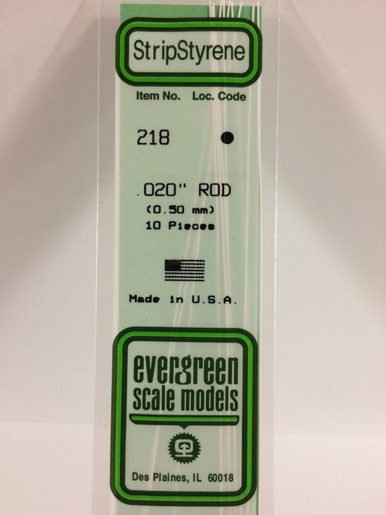 269-218  -  Styrene Rod .020