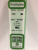269-240  -  Styrene half rnd .040" 5/