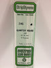 269-246  -  Styrene qrtr rnd .030" 5/
