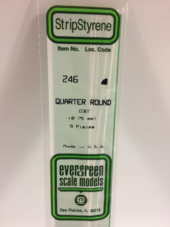 269-246  -  Styrene qrtr rnd .030