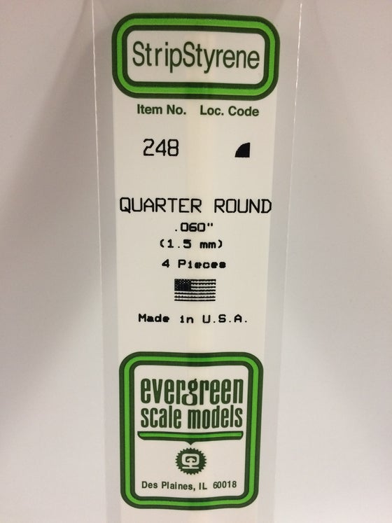 269-248  -  Styrene qrtr rnd .060
