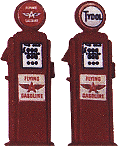 361-589  -  Cstm Gas Pumps Flyng A 2/ - HO Scale