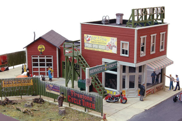 361-621  -  Graham's Mtrcycl Emporium - HO Scale