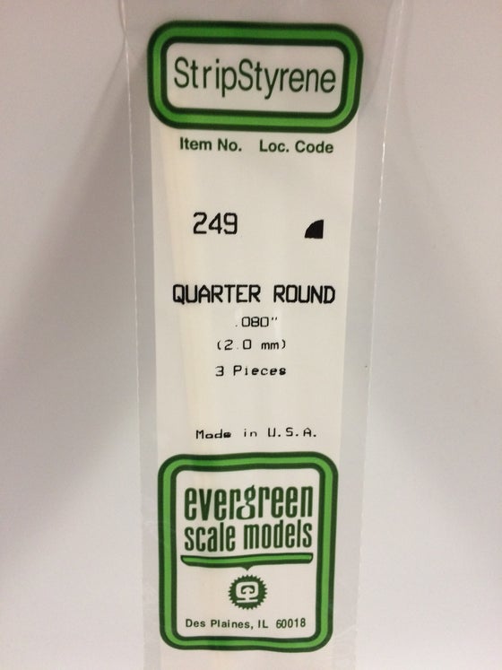 269-249  -  Styrene qrtr rnd .080